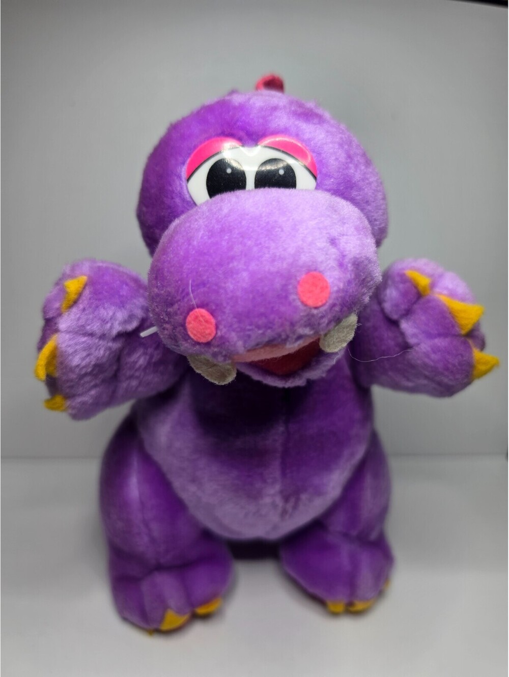 VTG Cousin Clyde Purple Dinosaur 1993 Stuffed Plush Nostalgia
